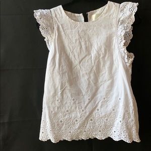 White blouse. Size Medium.